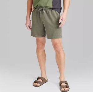 Original Use Men's NWT Paris Green Knit Shorts 6" Size 2XL